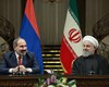 روحانی: ایران آمادگی ارسال گاز بیشتر به ارمنستان را دارد / اتصال خلیج فارس به دریای سیاه از طریق ارمنستان