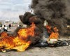 معترضان عراقی چند جاده را در نجف مسدود کردند