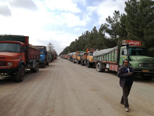 مرز میلک به روی کامیون‌های ایرانی بسته شد