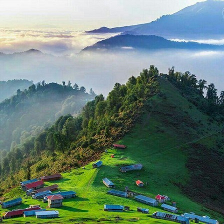 سوئه چاله، ییلاقی مه آلود در ماسال