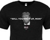 فروش تی‌شرت‌های "خفه می‌شوی مرد"در ستاد انتخاباتی بایدن