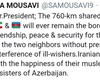 واکنش سفیر ایران به توئیت‌های رئیس جمهوری آذربایجان