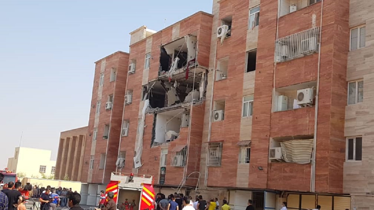 فیلم انفجار گاز در خانه مسکونی  بندر ماهشهر