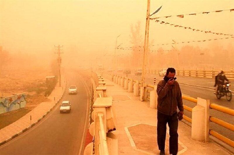 پیش‌بینی وقوع گرد و غبار در خوزستان