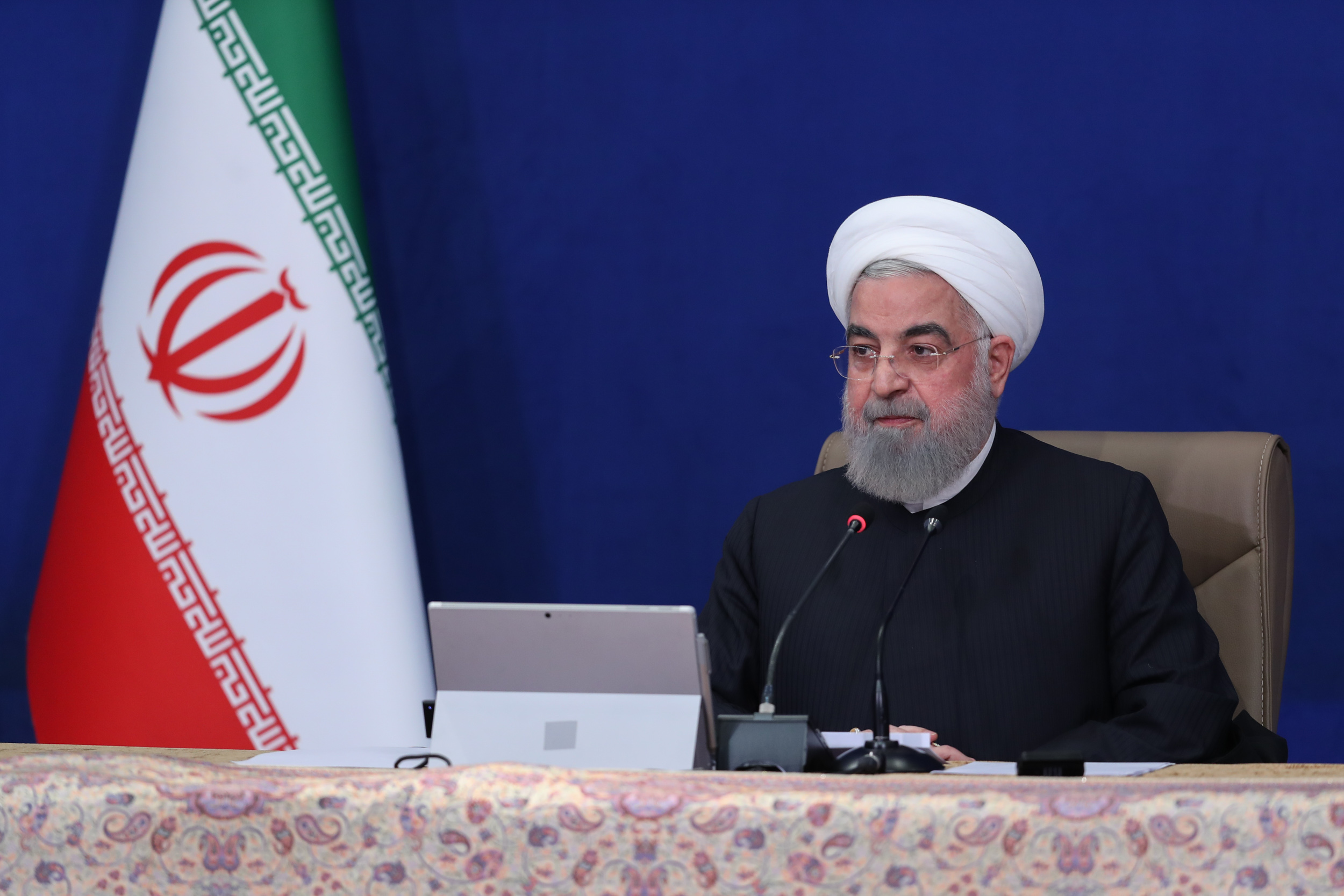 روحانی: به مردم اعلام می‌کنم که تحریم شکسته شده است/ کار مذاکره‌کنندگان ما در وین بزرگ بوده است