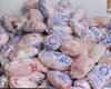 عرضه ۱۲ هزار و ۴۰۰ تن گوشت مرغ گرم