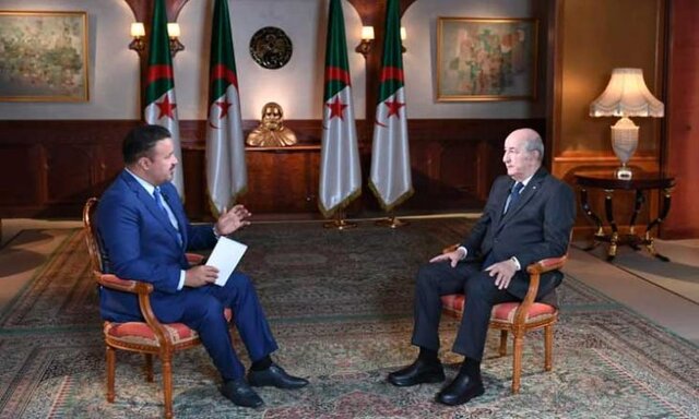حمایت رئیس جمهور الجزایر از مساله فلسطین