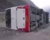 مرگ 3 مسافر در واژگونی اتوبوس