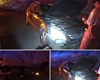 تصادف خودروی سواری با کوه در دامغان