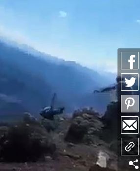 فیلم لحظه سقوط و مرگ ناگهانی زن کوهنورد