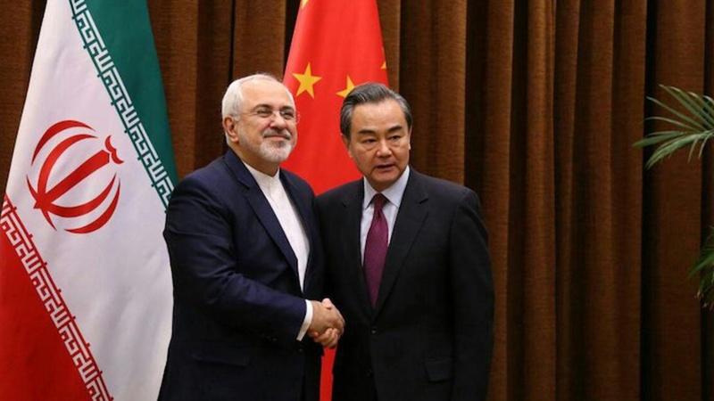 تبادل پیام ظریف و وزیر خارجه چین