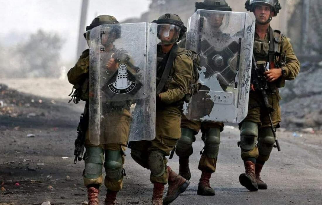 حمله نظامیان صهیونیست به تظاهرات کنندگان فلسطینی در کرانه باختری