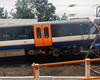 2 زخمی در حادثه خروج قطار از ریل لندن+تصاویر