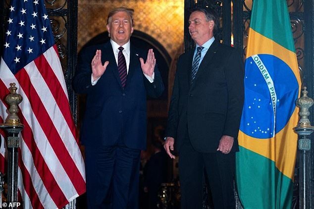 حمایت ترامپ از نامزدی مجدد رئیس جمهور برزیل برای انتخابات