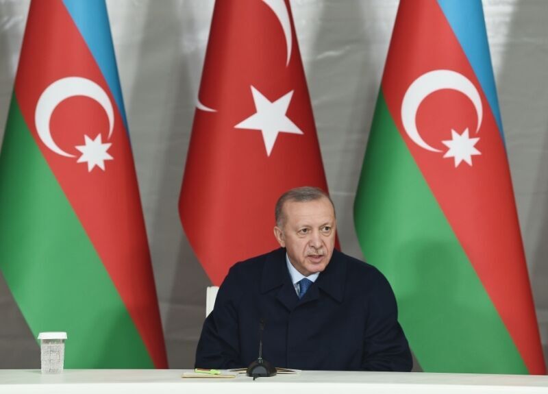 اردوغان تمدید حضور نظامیان در جمهوری آذربایجان را به پارلمان ارائه کرد