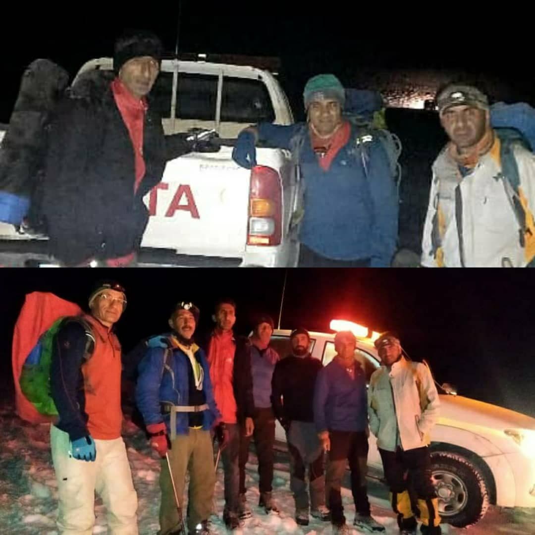 کوهنوردان گمشده در دامغان پیدا شدند