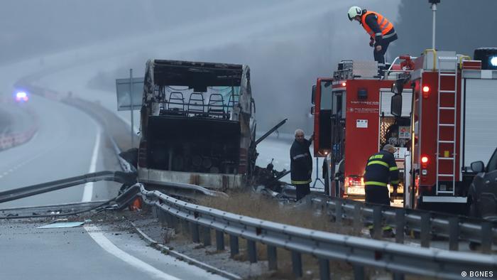 سانحه اتوبوس مسافربری در بلغارستان ۴۶ کشته بر جای گذاشت