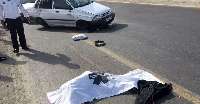 سوانح رانندگی در استان کرمانشاه با 2 کشته