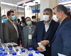 رئیس سازمان انرژی اتمی از غرفه وزارت دفاع بازدید کرد