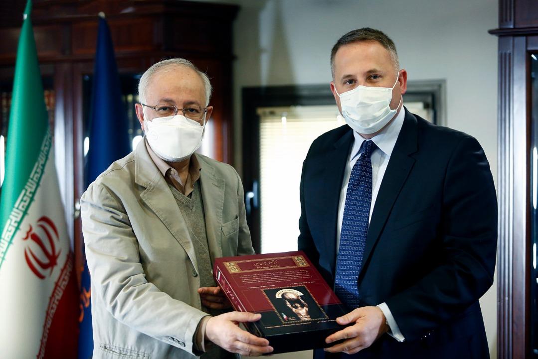 سفیر لهستان درایران با رییس سازمان اسناد و کتابخانه ملی ایران دیدار کرد