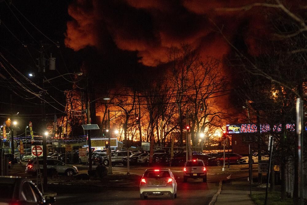 شهردار نیوجرسی: بدترین آتش‌سوزی که تا به حال دیده‌ام!