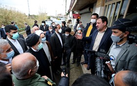   بازدید رئیس‌جمهور از حاشیه روخانه گوهر رود و زرجوب+گزارش تصویری 