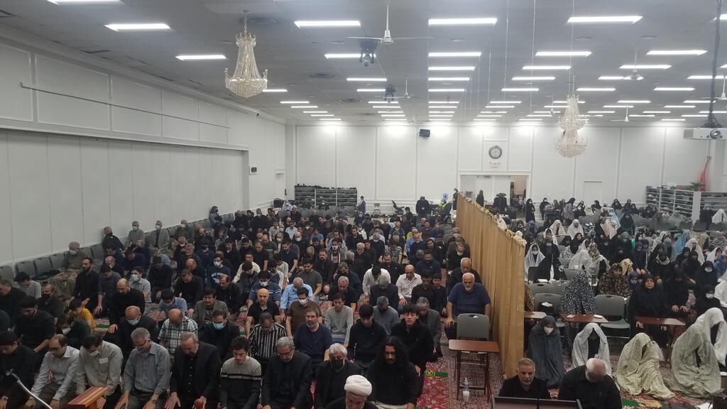 حضور شیعیان ۶ کشور در مراکز اسلامی واشنگتن و نیویورک در سومین شب قدر