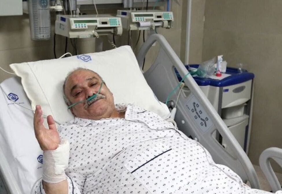 محمد کاسبی بار دیگر در بیمارستان بستری شد