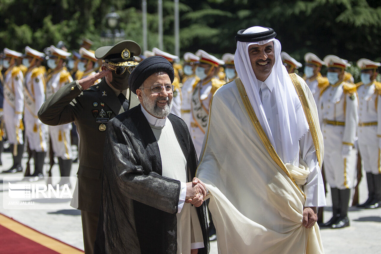 امیر قطر از استقبال و مهمان‌نوازی ایران تشکر کرد