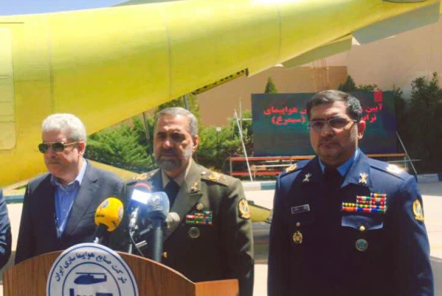 رونمایی از هواپیمای ترابری «سیمرغ» با حضور وزیر دفاع و پشتیبانی نیروهای مسلح