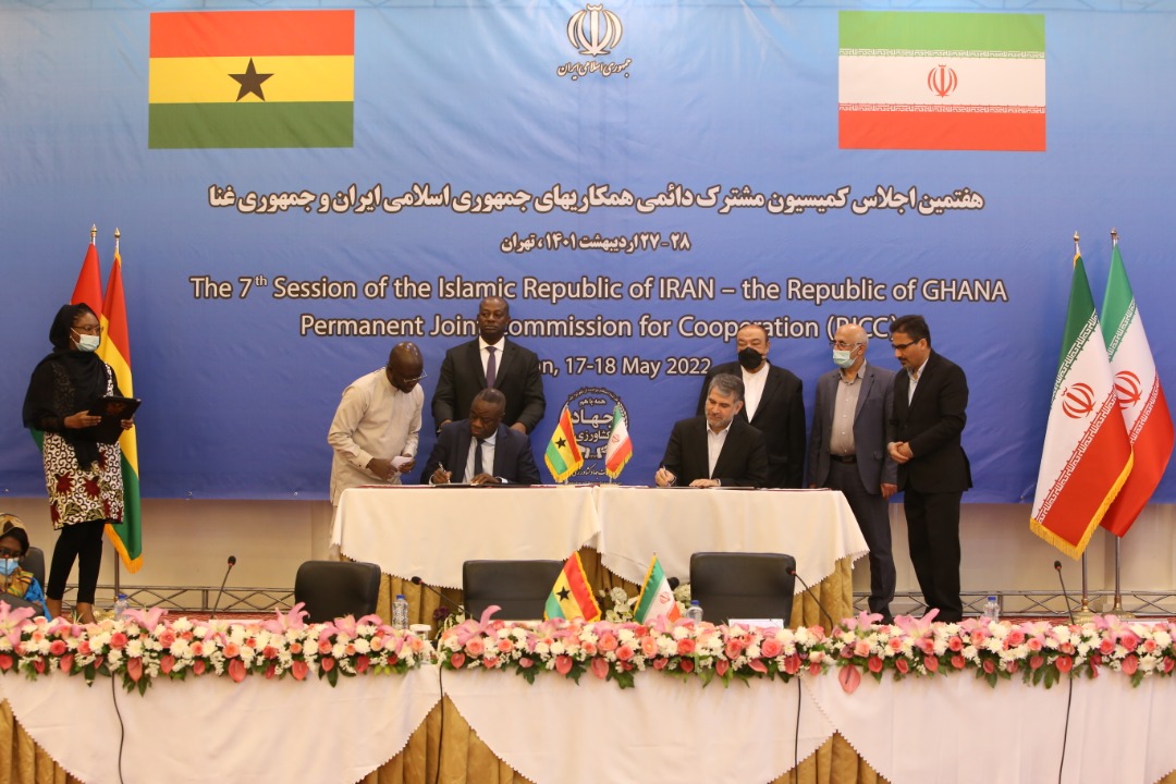 ایران و غنا هفت سند همکاری امضا کردند/ افزایش ۱۰ برابری حجم تجاری دو کشور