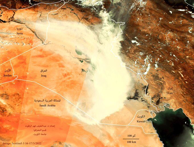 فیلم/ موج جدید توفان خاک در عراق/دستوری تعطیلی سراسری