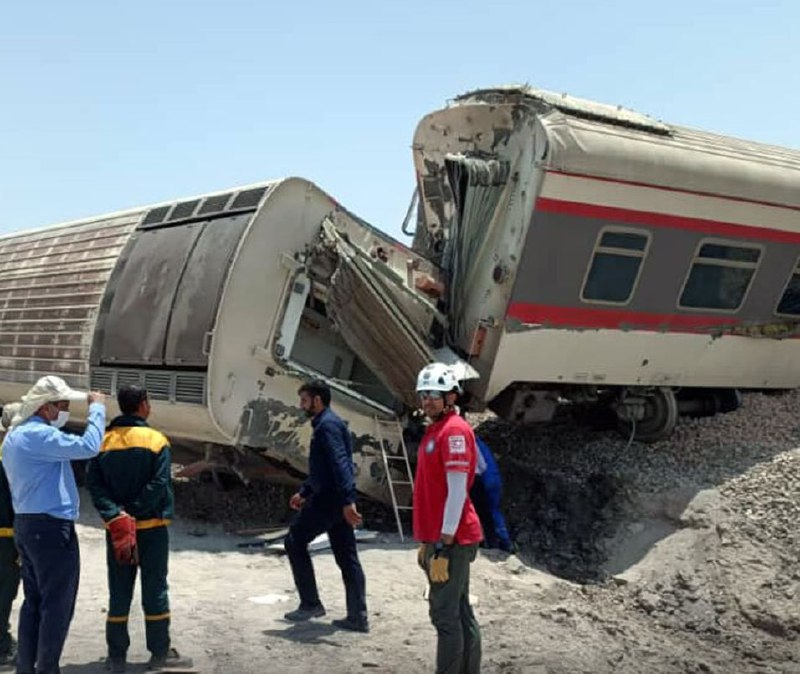 بازداشت تعدادی از عوامل دخیل در حادثه قطار مشهد - یزد
