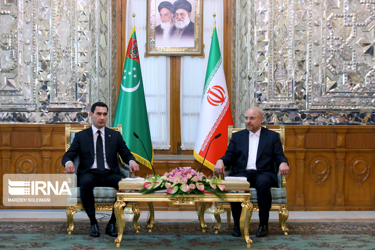 قالیباف: مناطق مرزی فرصت‌های مهم گسترش روابط ایران و ترکمنستان هستند