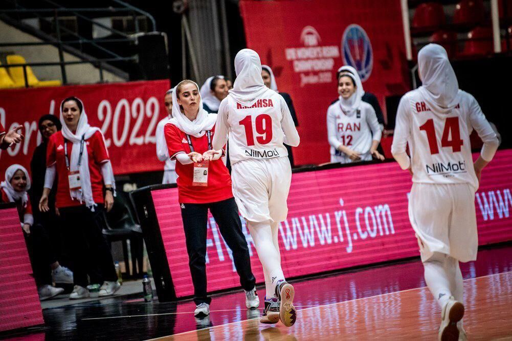 دختران بسکتبال ایران در جایگاه پنجم آسیا ایستادند