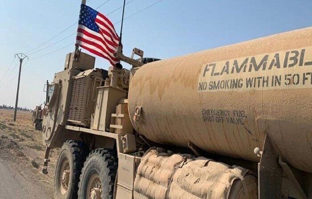 آمریکایی ها ۵۵ تانکر از نفت سوریه را به سرقت بردند