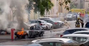 فیلم/انفجار خودرو بمب‌گذاری شده در اراضی اشغالی