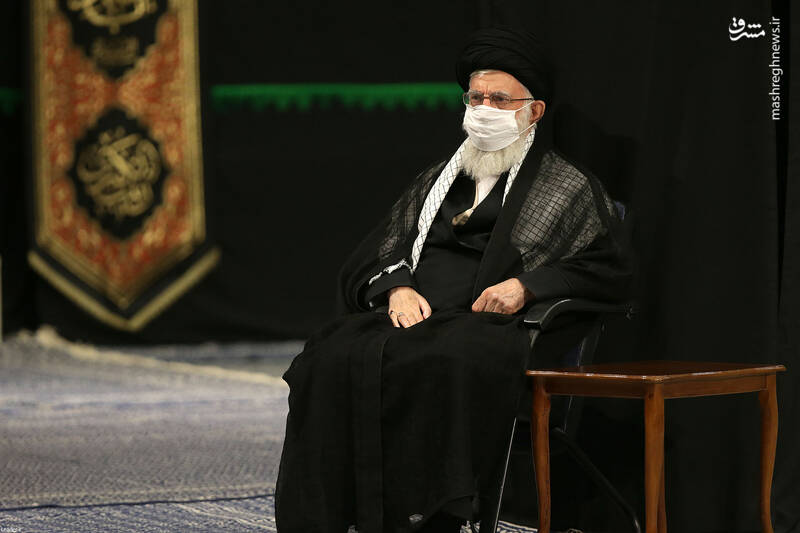 برگزاری مراسم عزاداریِ حسینیه امام خمینی در حضور رهبر انقلاب اسلامی و بدون جمعیت