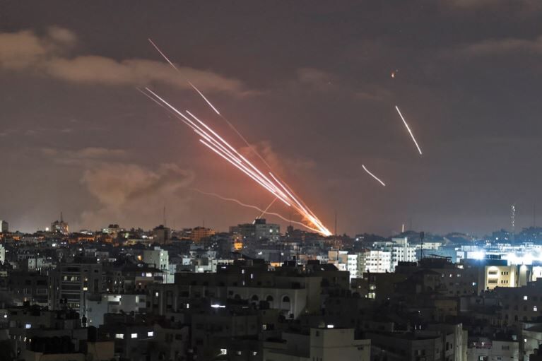 ۱۶۰ راکت از غزه شلیک شد