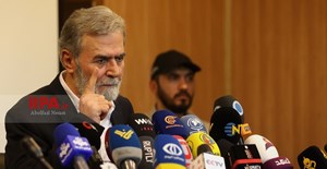 نشست خبری دبیر کل جنبش جهادی فلسطین در تهران